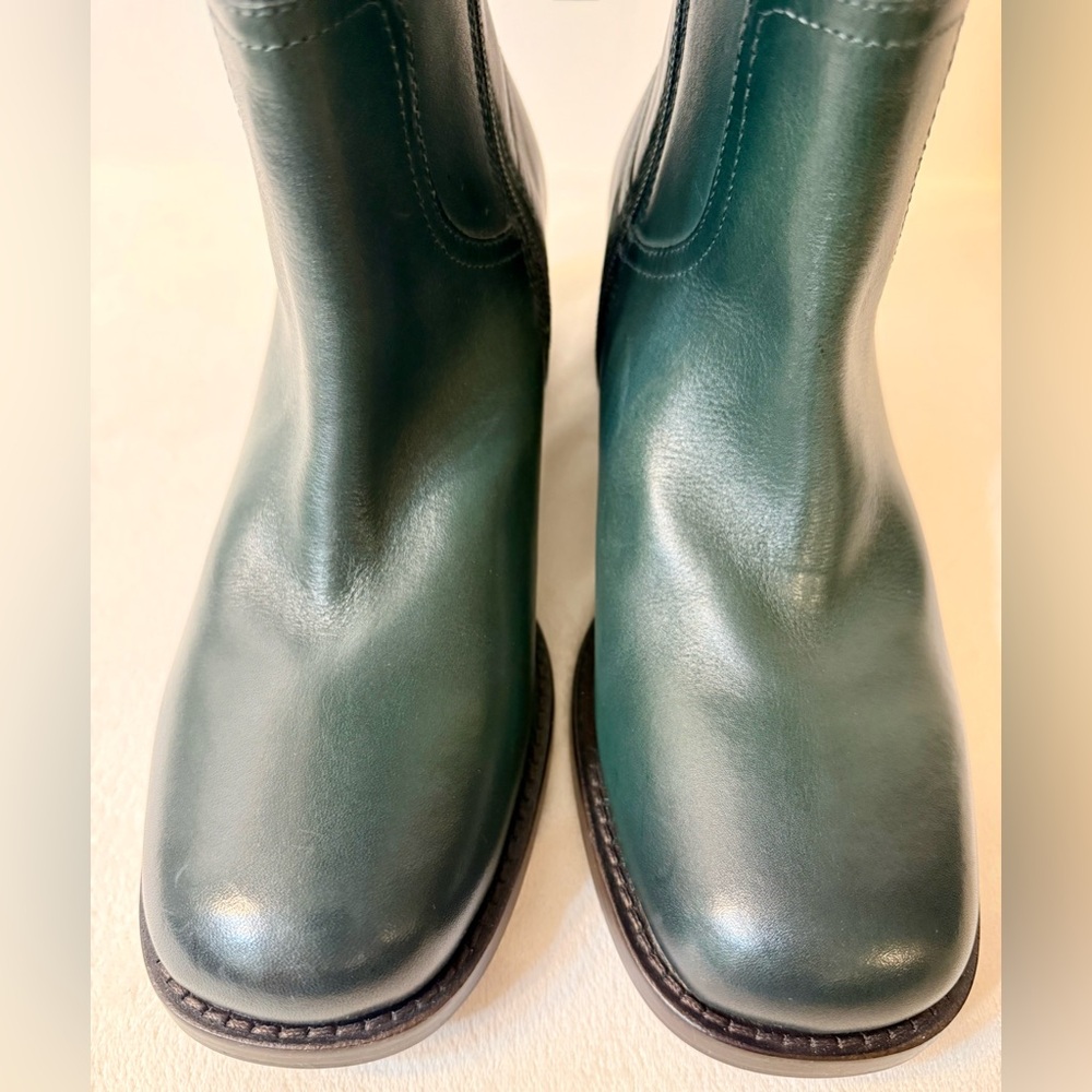 NWT Anthropologie Seychelles Sand In My Boots Dark Emerald Size 8.5 - Picture 7 of 16